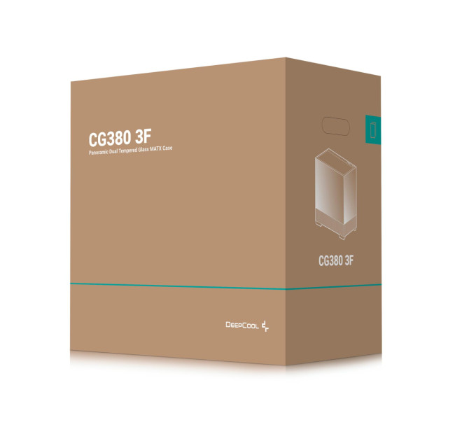 Deepcool Корпус DeepCool CG380 3F Black (R-CG380-BKAGM3-G) без БЖ