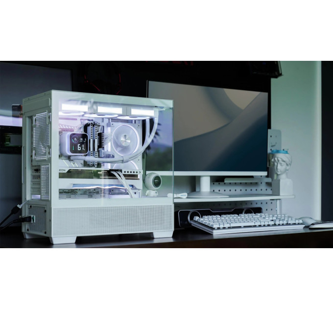 Deepcool Корпус DeepCool CG380 3F White (R-CG380-WHAGM3-G) без БЖ