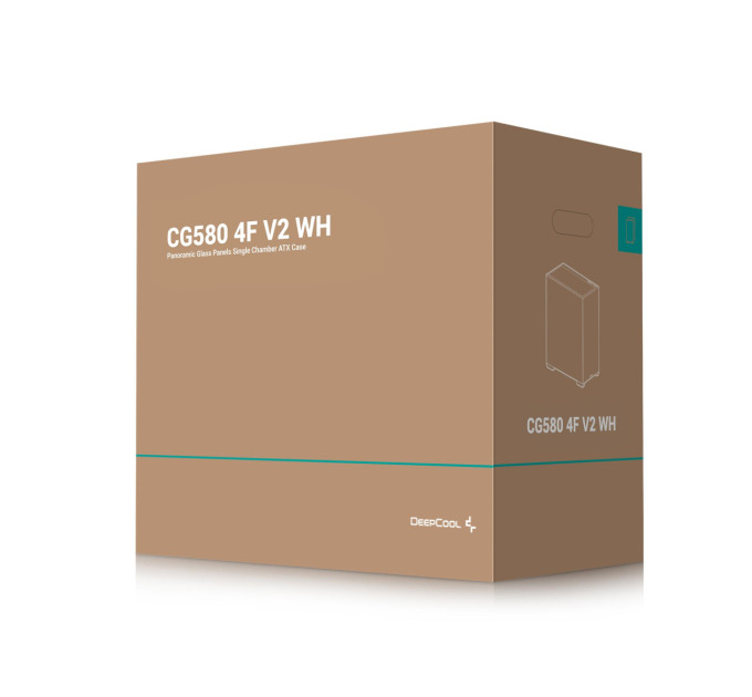 Deepcool Корпус DeepCool CG580 4F V2 White (R-CG580-WHADA4-G-2) без БЖ