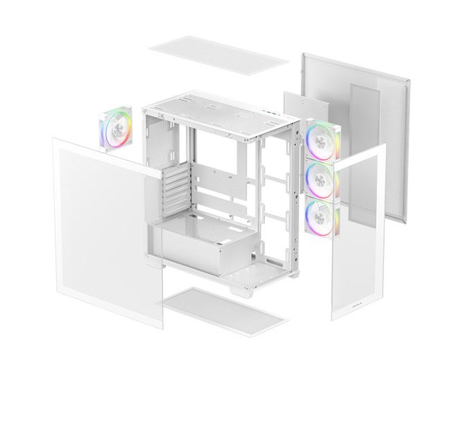 Deepcool Корпус DeepCool CG580 4F V2 White (R-CG580-WHADA4-G-2) без БЖ