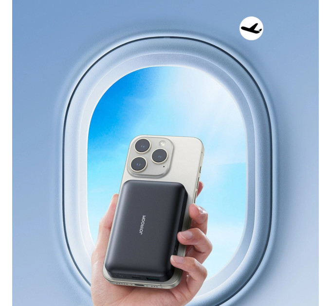 JOYROOM Універсальна мобільна батарея Joyroom Magnetic Wireless JR-W020 10000mAh 20W Black (6941237118455)