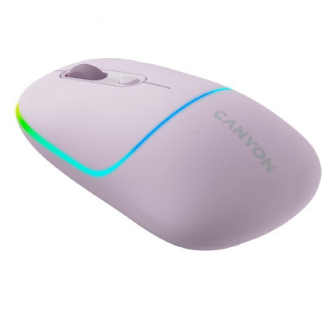 Canyon Мишка Canyon MW-22 Dual Band RGB Wireless Pearl Rose (CNS-CMSW22PR)