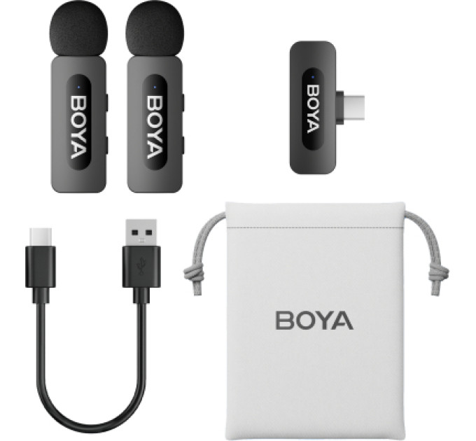 Boya Мікрофон Boya BY-V20 Type-C Black (BY-V20)