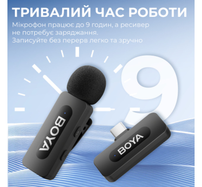 Boya Мікрофон Boya BY-V20 Type-C Black (BY-V20)