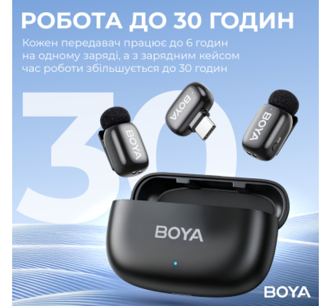 Boya Мікрофон Boya mini-14 Type-C Black (mini-14)