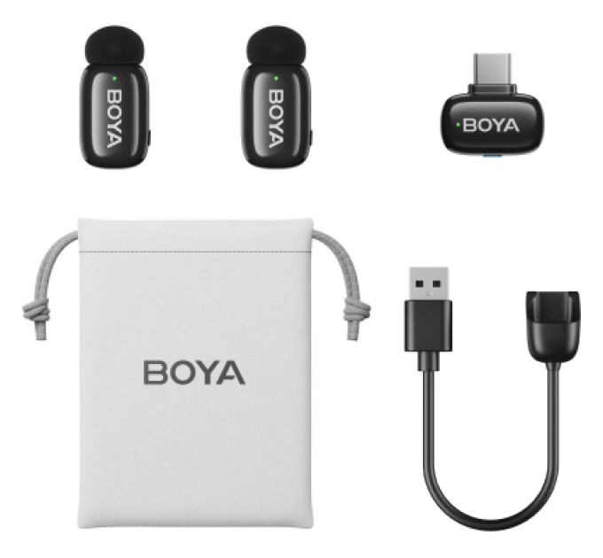 Boya Мікрофон Boya mini-23 Type-C Black (mini-23)