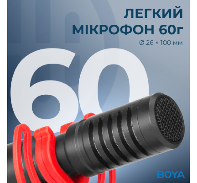 Boya Мікрофон Boya BY-MM1+ Black (BY-MM1+)