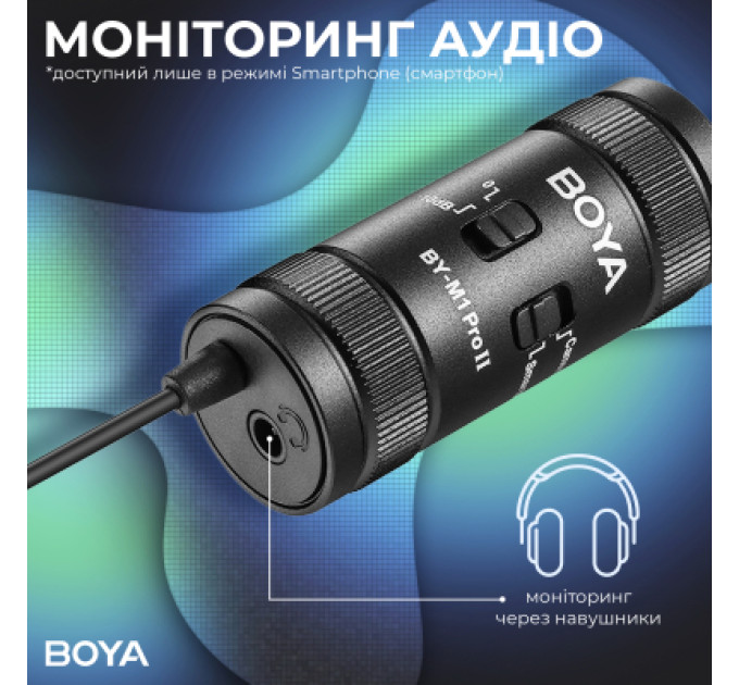 Boya Мікрофон Boya BY-M1 Pro II Black (BY-M1 Pro II)