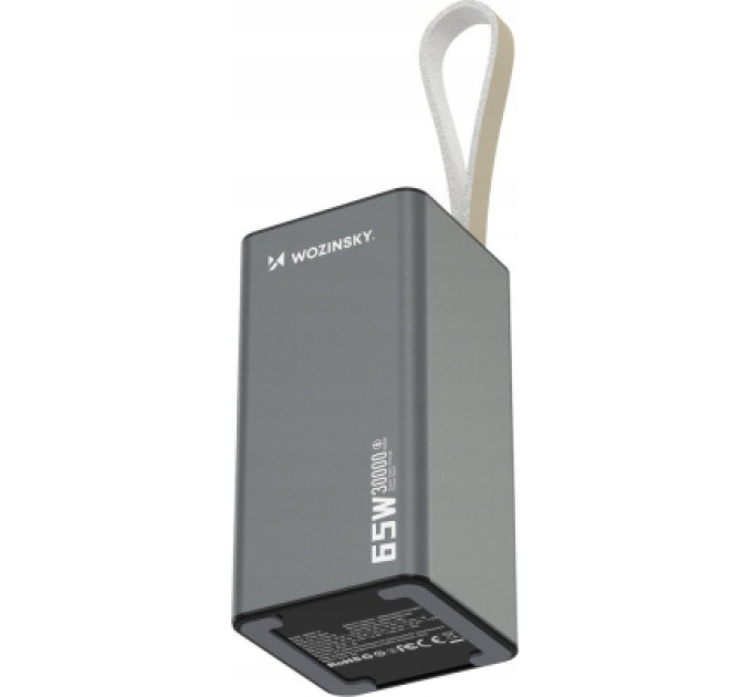 Wozinsky Батарея універсальна Wozinsky 30000mAh, K65+ 65W 30000mAh 2*USB-C, USB-A (5907769364457)