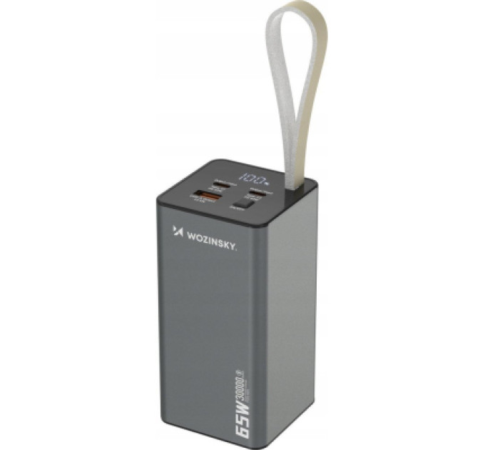 Wozinsky Батарея універсальна Wozinsky 30000mAh, K65+ 65W 30000mAh 2*USB-C, USB-A (5907769364457)