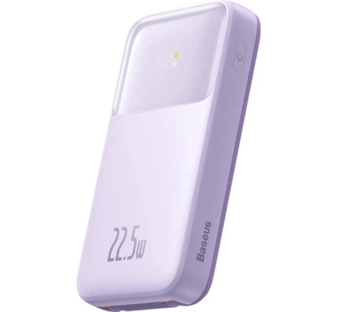 Baseus Батарея універсальна Baseus Comet 20000mAh 22.5W PD QC Purple (PPMD020105)