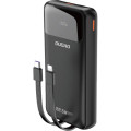 Dudao Батарея універсальна Dudao K15Pro 20000mAh PD/22.5W, QC, with built-in cables, Black (6977196682430)