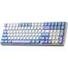 Aula Клавіатура Aula S100pro RGB KRGD Red Switch Wireless/Bluetooth/Type-C UA White/Blue (6948391205762)