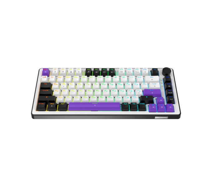 Hator Клавіатура Hator Hellyberry HK75 Mechanical Linear RGB USB UA Black/White (HK75)