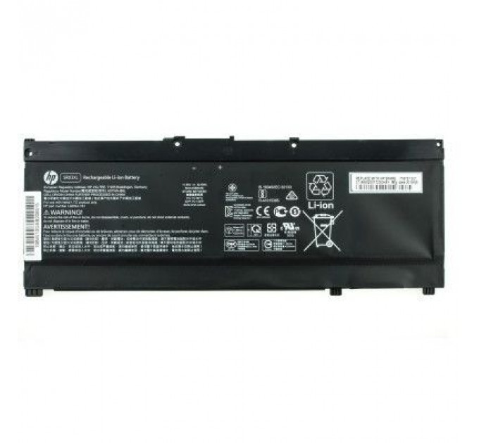 Акумулятор до ноутбука HP Pavilion 15-cx SR03XL, 4550mAh (52.5Wh),3cell,11.55V,Li-ion (A47553)