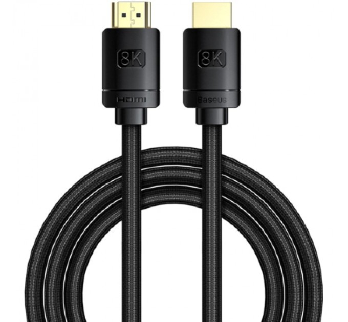 Кабель мультимедійний HDMI to HDMI 1.0m V2.1 Baseus (CAKGQ-J01)