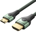 Vention Кабель мультимедійний HDMI M to HDMI mini M 1.0m V2.1 8K 60Hz green VENTION (AGJGF)