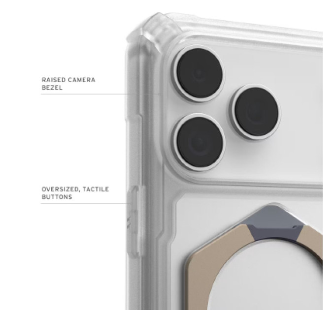 UAG Чохол до мобільного телефона UAG Plasma XTE MagSafe iPhone 17 Pro Max Clear/Titanium (114528114G36)