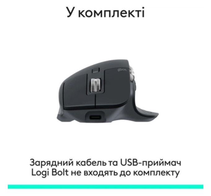 Logitech Мишка Logitech MX Master 3S Performance Bluetooth Graphite (910-007501)
