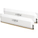 Crucial Модуль пам'яті для комп'ютера DDR5 64GB (2x32GB) 6400 MHz Pro Overclocking White Micron (CP2K32G64C40U5W)