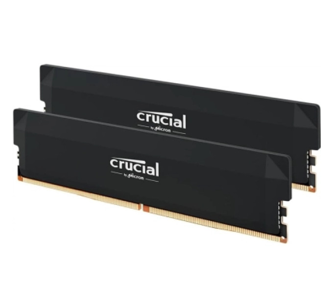 Crucial Модуль пам'яті для комп'ютера DDR5 64GB (2x32GB) 6400 MHz Pro Overclocking Black Micron (CP2K32G60C40U5B)