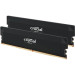 Crucial Модуль пам'яті для комп'ютера DDR5 64GB (2x32GB) 6400 MHz Pro Overclocking Black Micron (CP2K32G60C40U5B)