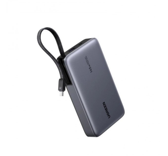 Батарея універсальна Ugreen 20000mAh 145W with Built-in Cable (PB551 55992B)
