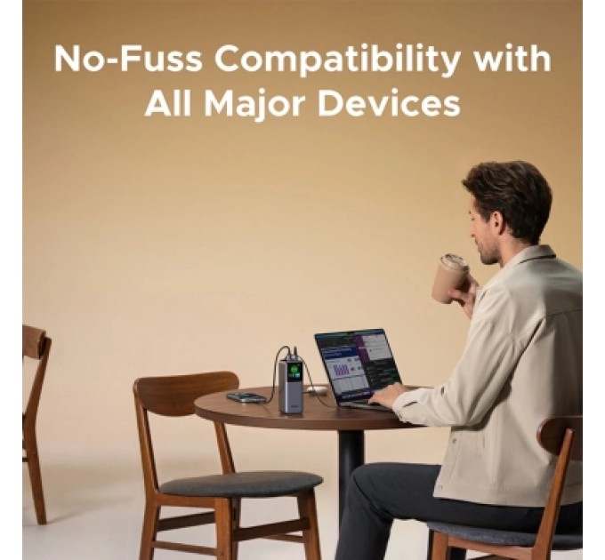 Батарея універсальна Ugreen 20000mAh 165W with Retractable Cable (PB726 55987B)