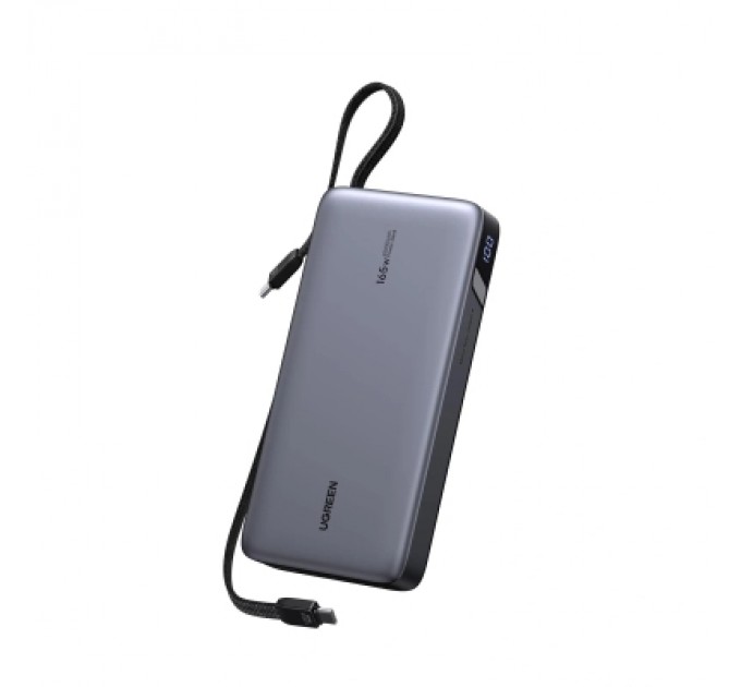 Батарея універсальна Ugreen 25000mAh 165W DualCable (PB552 55995B)