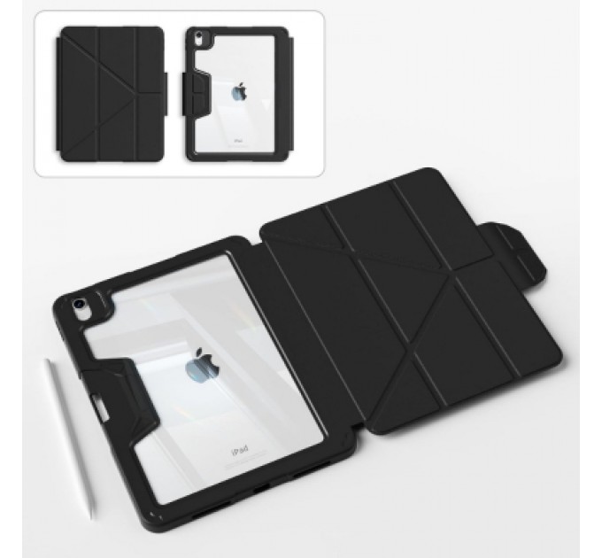 Чохол до планшета BeCover Rugged Origami Transparent Apple iPad Air 11" M2/M3 (2024/2025) Black (714968)