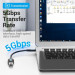 Vention Перехідник OTG USB 3.1 AF to USB-C 0.15m black VENTION (CCVBB)