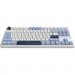 Клавіатура Ajazz AK870 V2 Flying Fish Switch USB UA White/Blue (AK870-V2-FF-BWB)