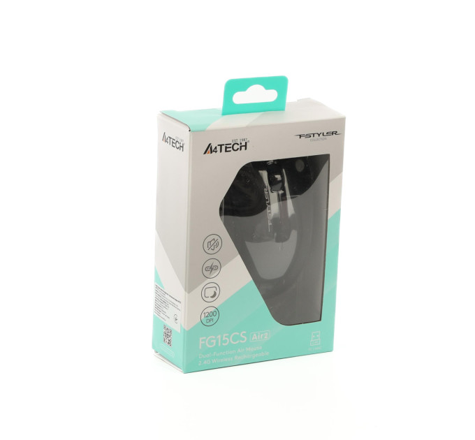 A4Tech Миша бездротова A4Tech FG15CS Air2 Black