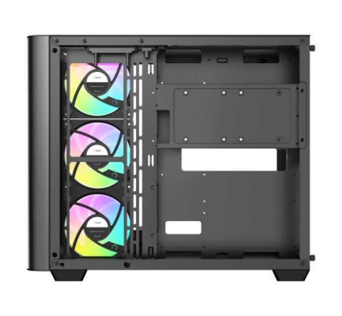 Корпус для ПК OCYPUS IOTA C70 BK CURVE ARGB DIGITAL (IOTA-C70-BKD400CD-GL)
