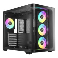 Корпус для ПК OCYPUS IOTA C70 BK CURVE ARGB DIGITAL (IOTA-C70-BKD400CD-GL)