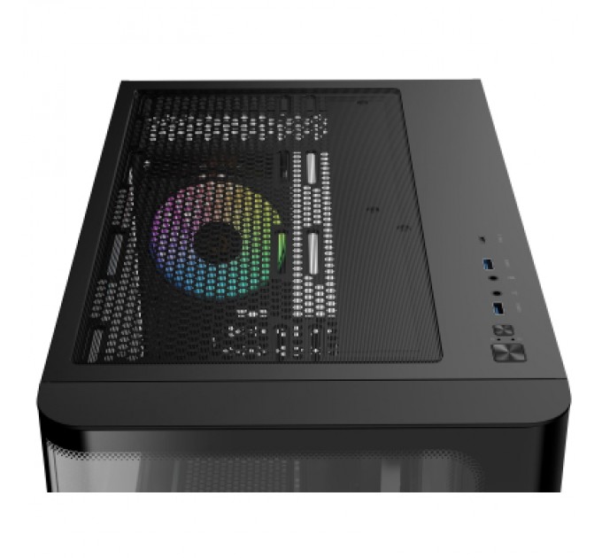 Корпус для ПК OCYPUS IOTA C70 BK CURVE ARGB DIGITAL (IOTA-C70-BKD400CD-GL)
