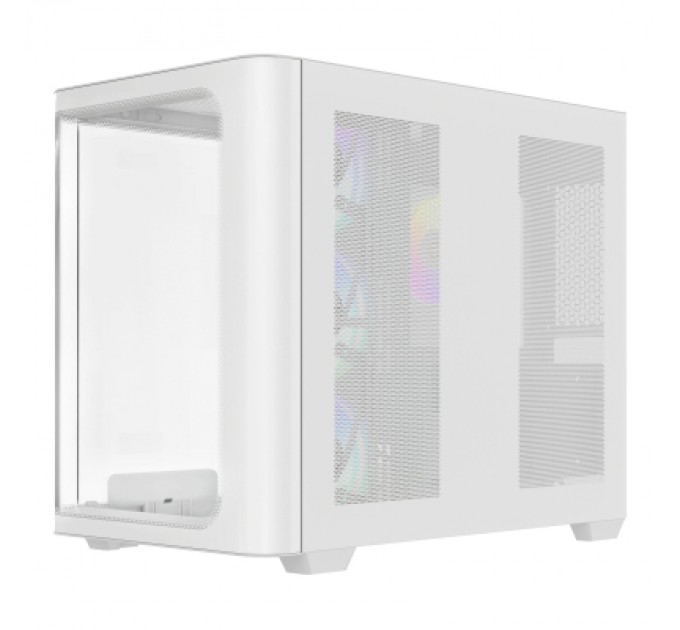 Корпус для ПК OCYPUS IOTA C70 WH CURVE ARGB DIGITAL (IOTA-C70-WHD400CD-GL)