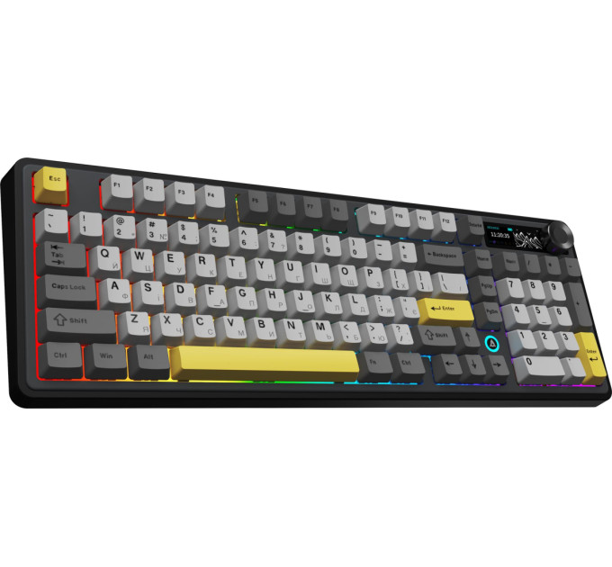 Ajazz Клавіатура бездротова Ajazz AK980 V2 Maillard Switch Black (AK980-V2-M-BGY)