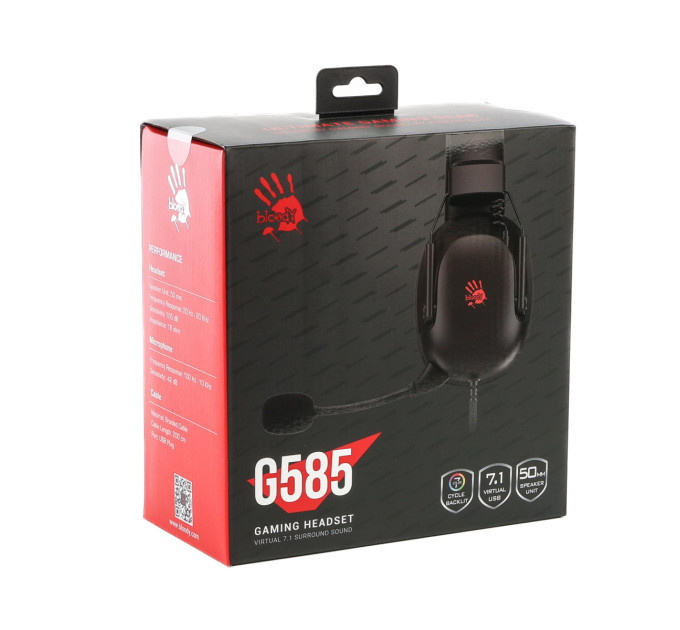 Bloody Гарнітура Bloody G585 Black