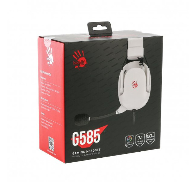 Bloody Гарнітура Bloody G585 White