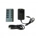 Dynamode Концентратор Dynamode 5 ports USB3.0 to 4*USB3.0+2.4А Power Adapter 2.5A/12V (DM-UH-P405-G)