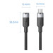 Vention Дата кабель USB-C M/F 1.0m 100W 10Gbps 4K60Hz VENTION (TRFBF)