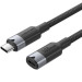 Vention Дата кабель USB-C M/F 1.0m 100W 10Gbps 4K60Hz VENTION (TRFBF)