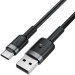 Acefast Дата кабель USB 2.0 AM to USB-C 1.2m 60W black Acefast (6974316285144)