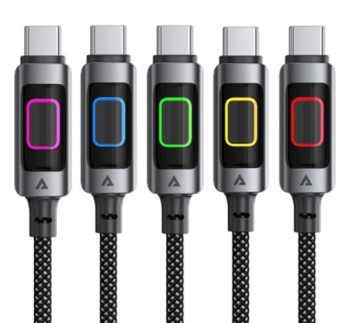 Acefast Дата кабель USB 2.0 AM to USB-C 1.2m 60W black Acefast (6974316284673)