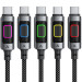 Acefast Дата кабель USB 2.0 AM to USB-C 1.2m 60W black Acefast (6974316284673)