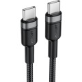 Acefast Дата кабель USB-C to USB-C 1.2m 60W black Acefast (6974316285137)