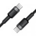 Acefast Дата кабель USB-C to USB-C 1.2m 60W black Acefast (6974316285137)