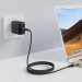 Acefast Дата кабель USB-C to USB-C 1.0m USB 4.0 240W audio/video black-grey Acefast (6974316282631)