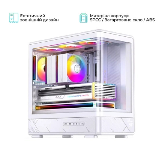 JONSBO Корпус для ПК JONSBO D200 White